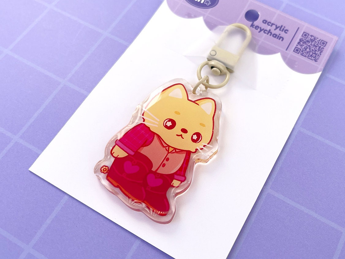 Cowboy Jimmy Acrylic Keychain