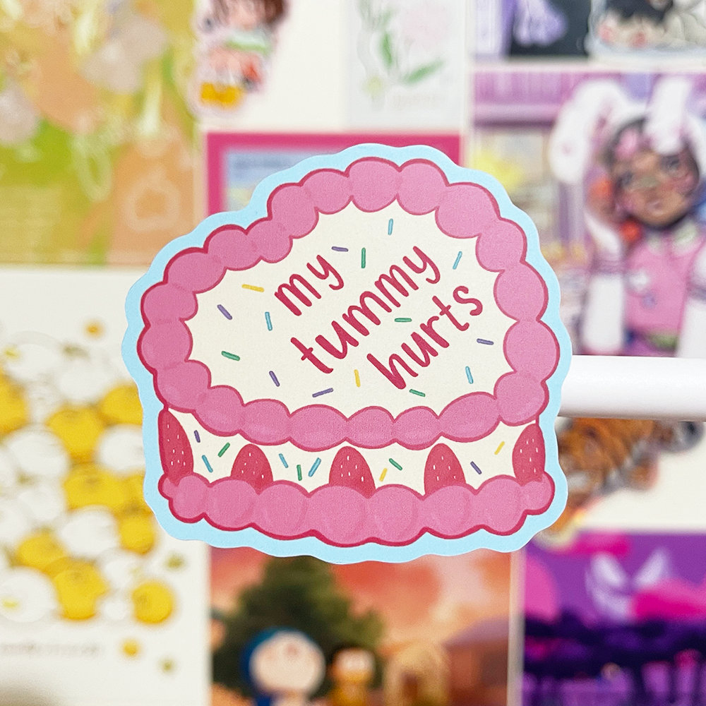 My Tummy Hurts | Vinyl Sticker