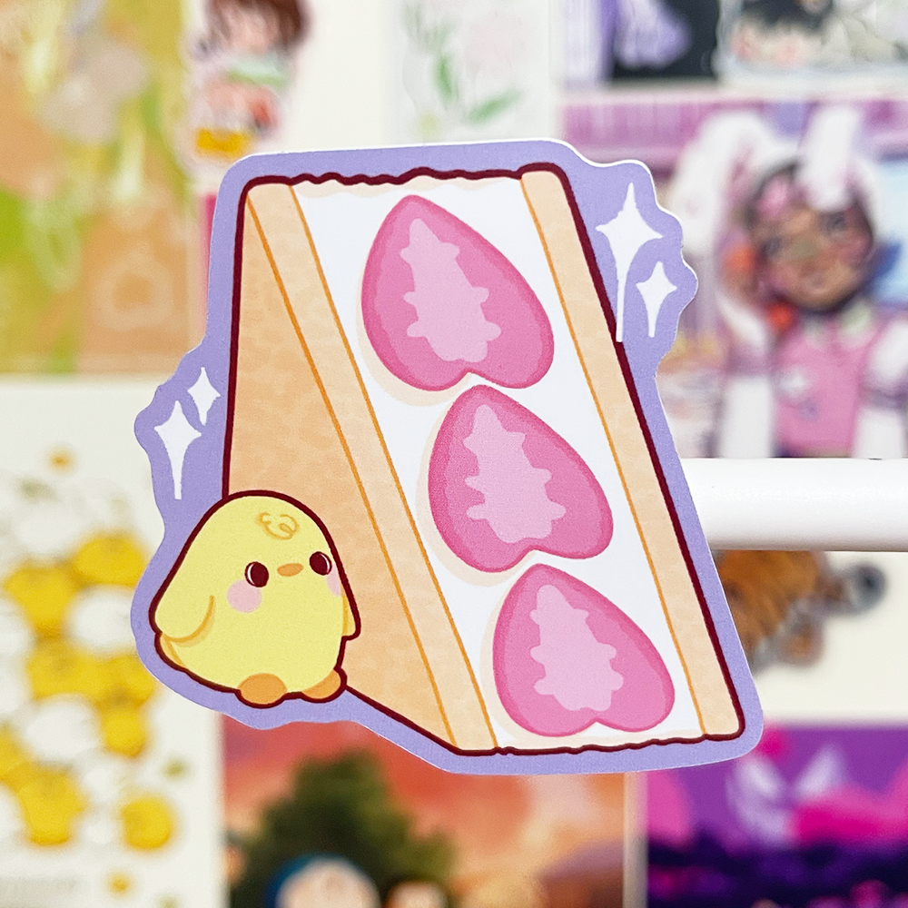 Ducky's Fruit Sando | Vinyl Sticker