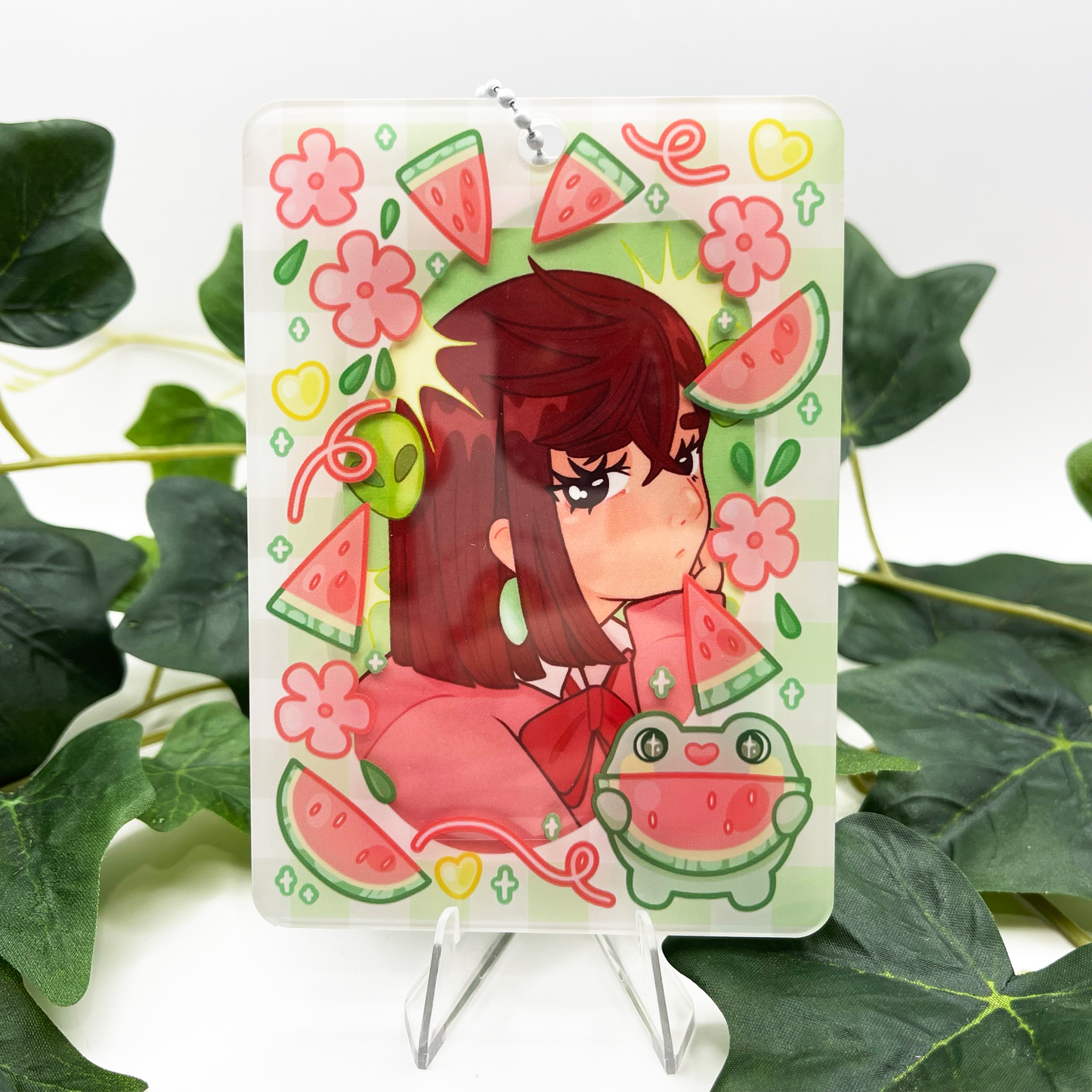 Watermelon Frog Photocard Holder