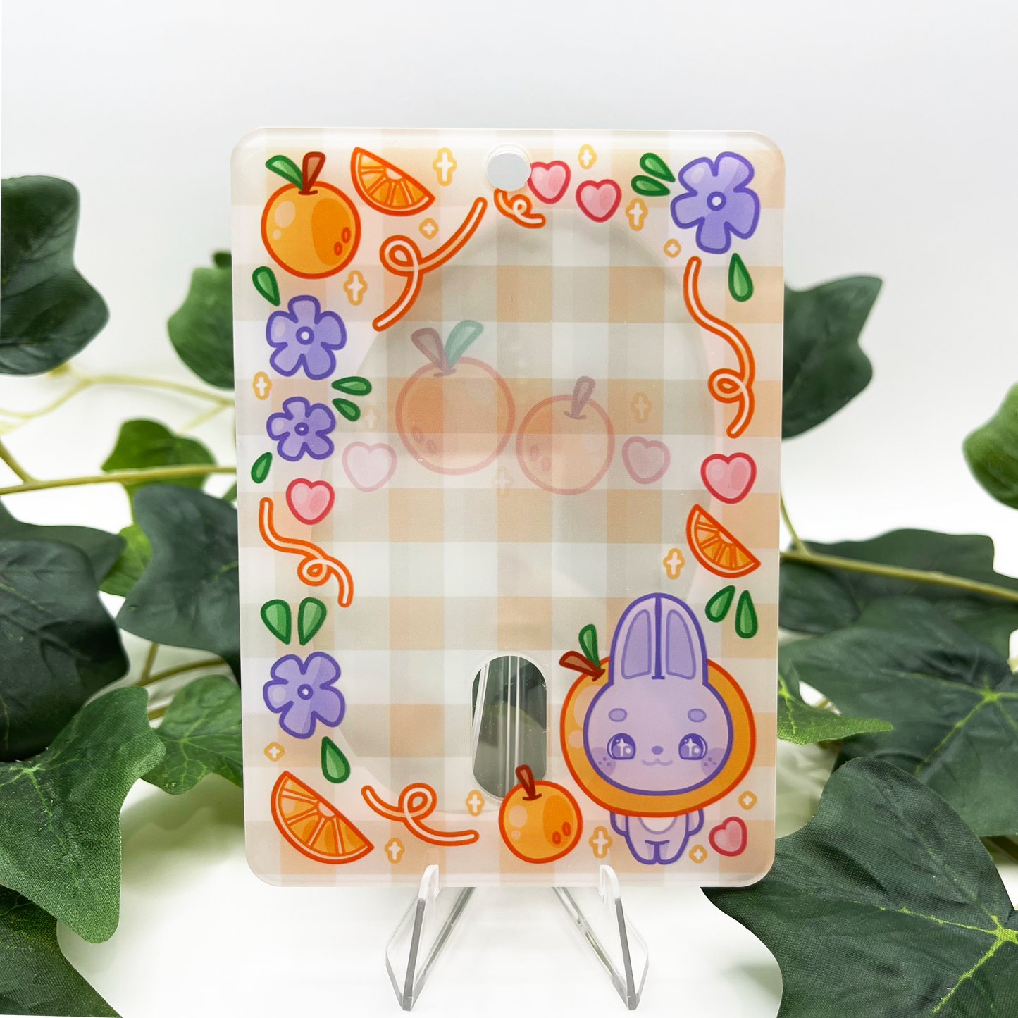 Orange Bunny Photocard Holder