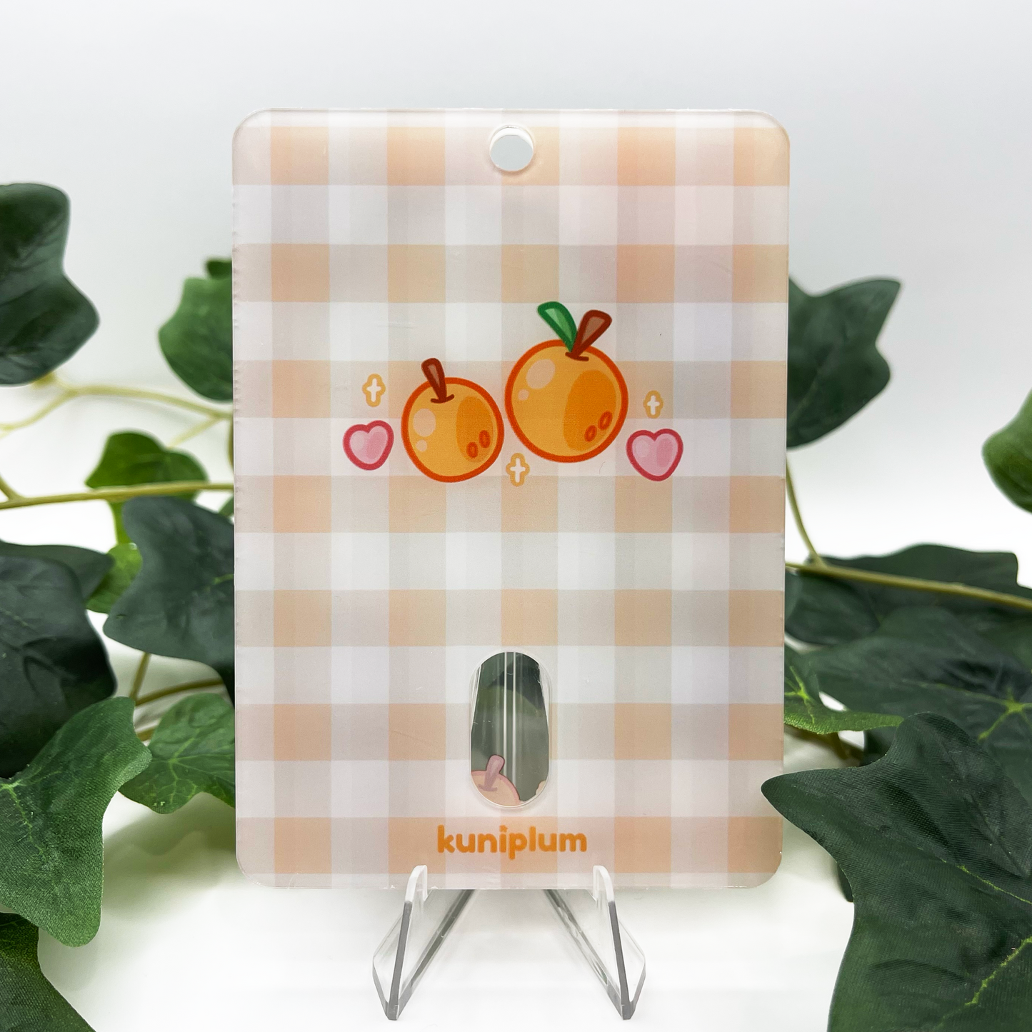 Orange Bunny Photocard Holder