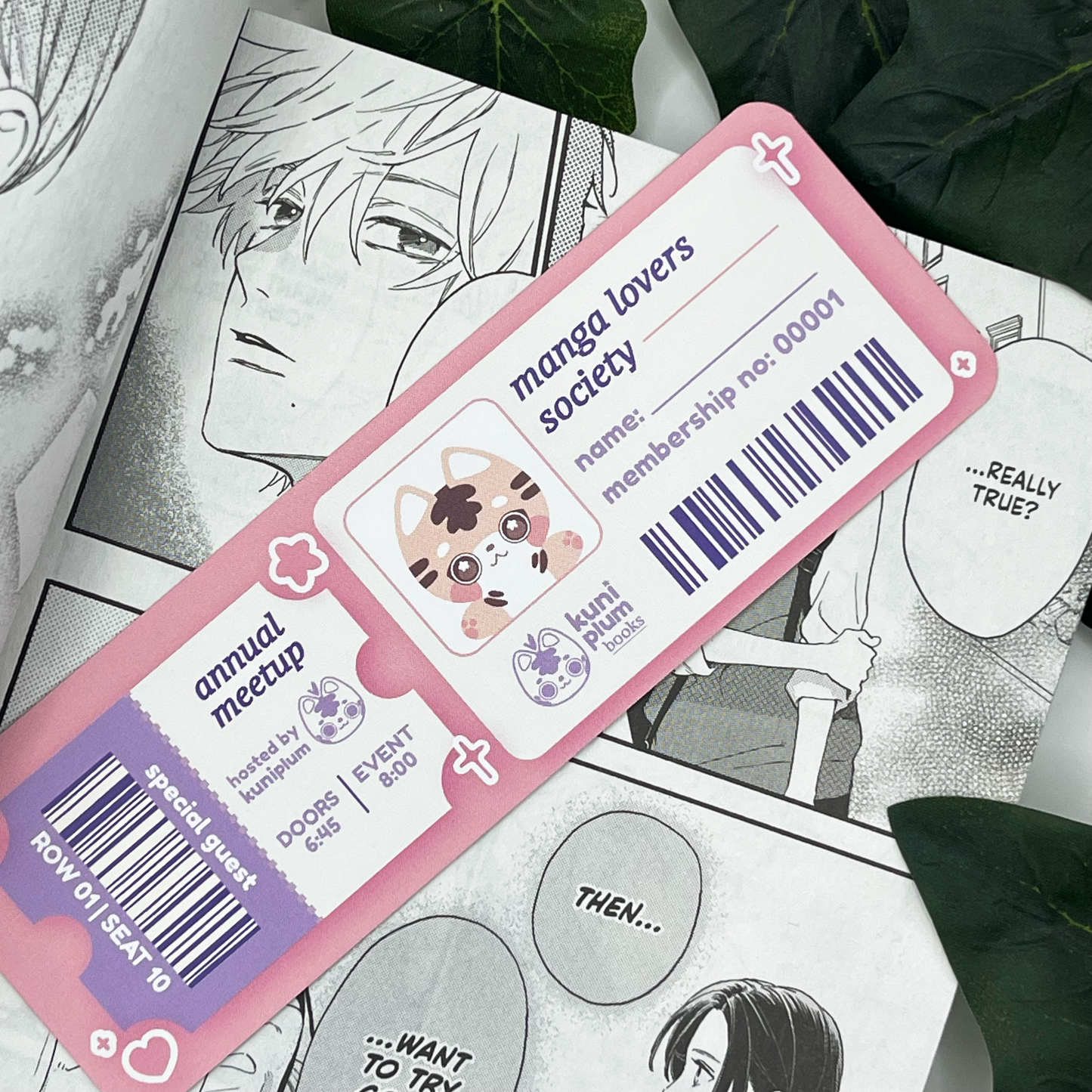 Manga Lovers Society Bookmark