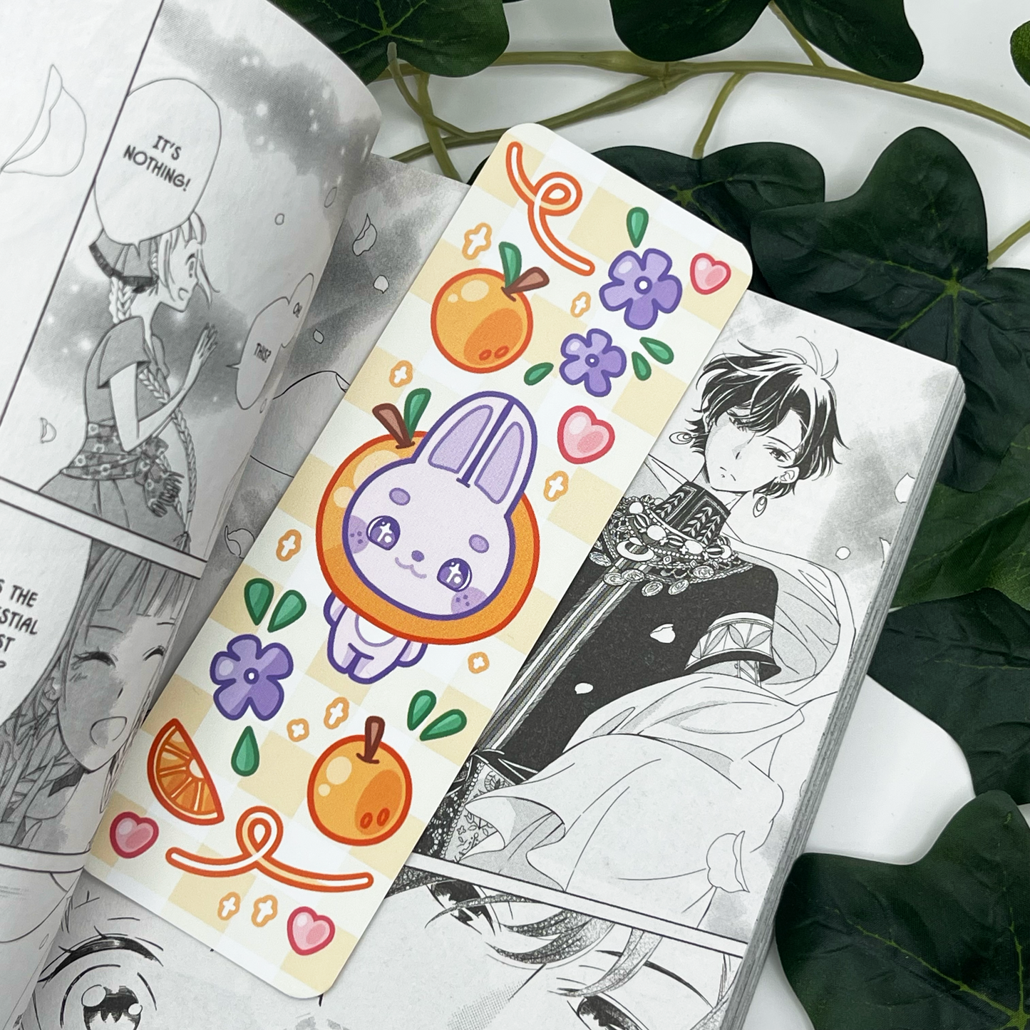 Orange Bunny Bookmark