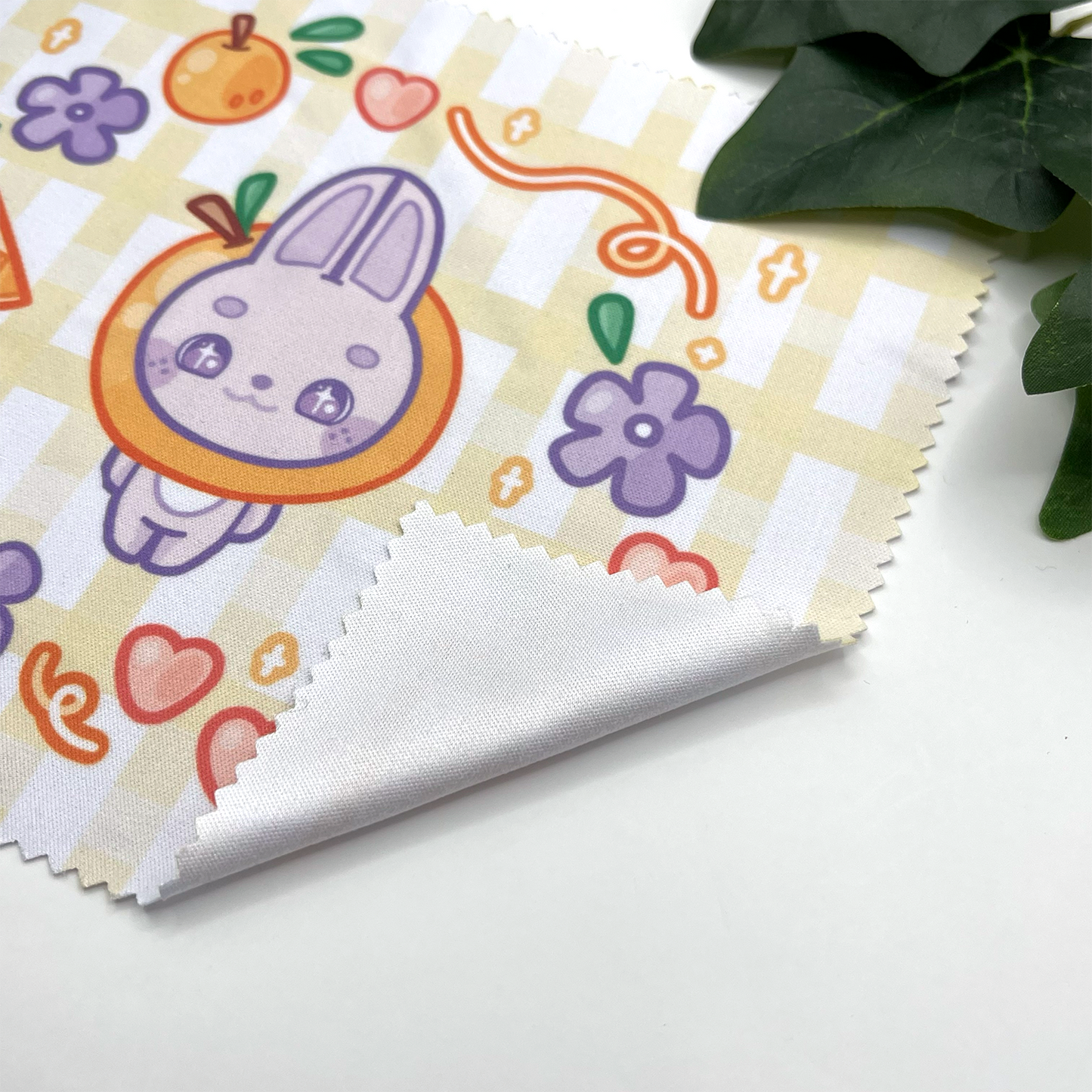 Orange Bunny Lens Cloth