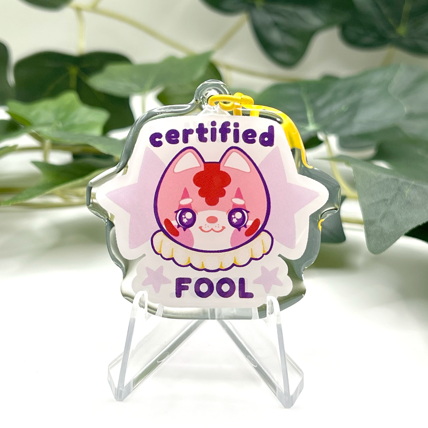 Certified Fool Acrylic Keychain