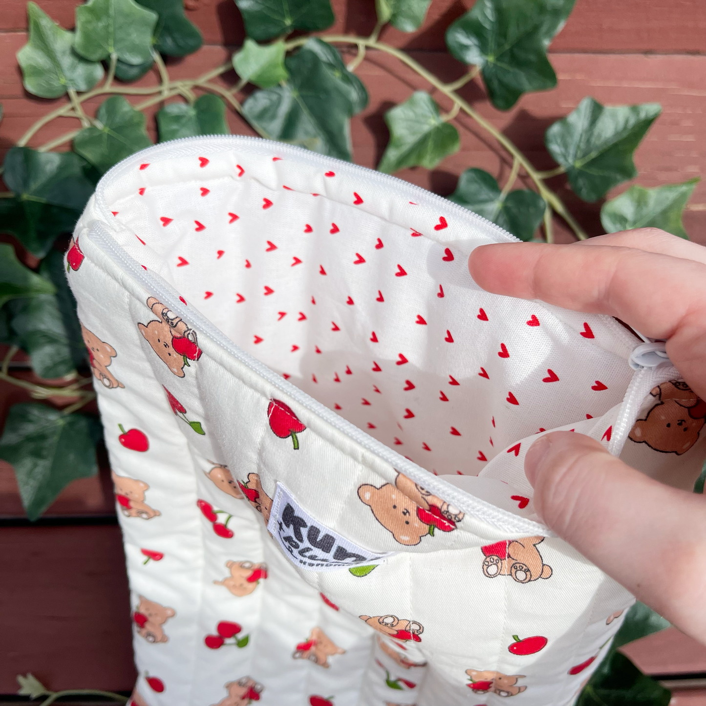 Apple Bear Book Sleeve