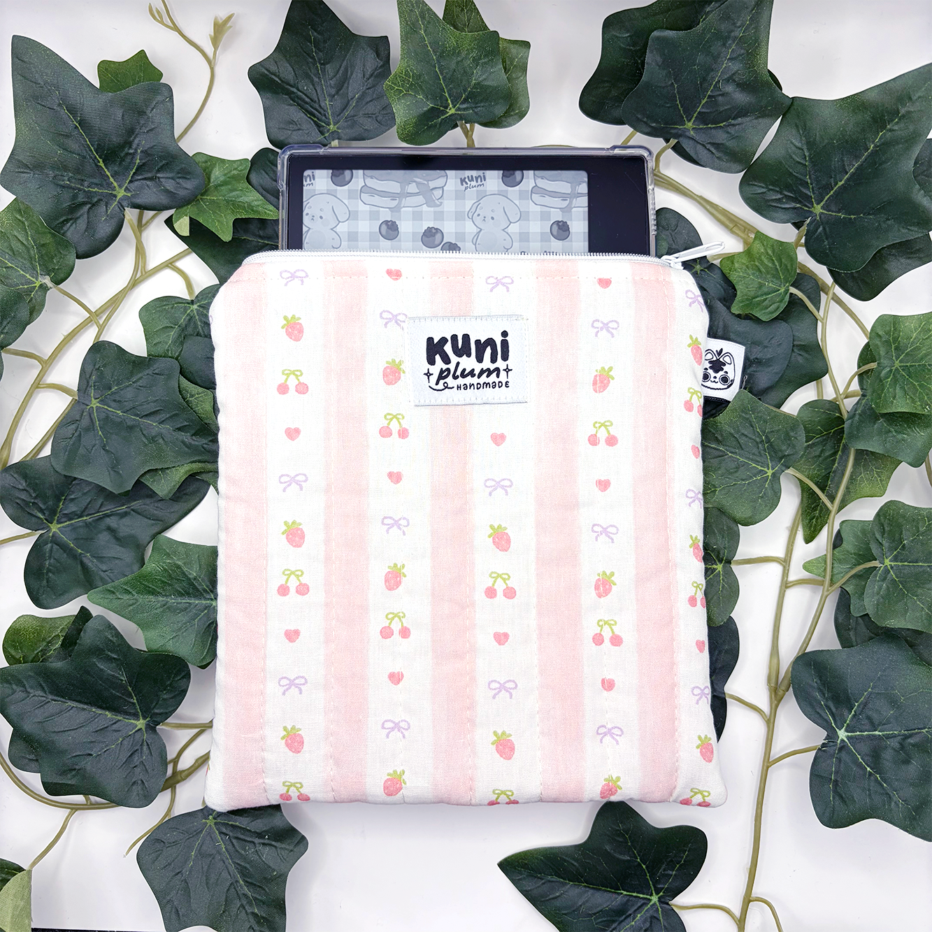 Fruit Stripes Quilted eReader Sleeve