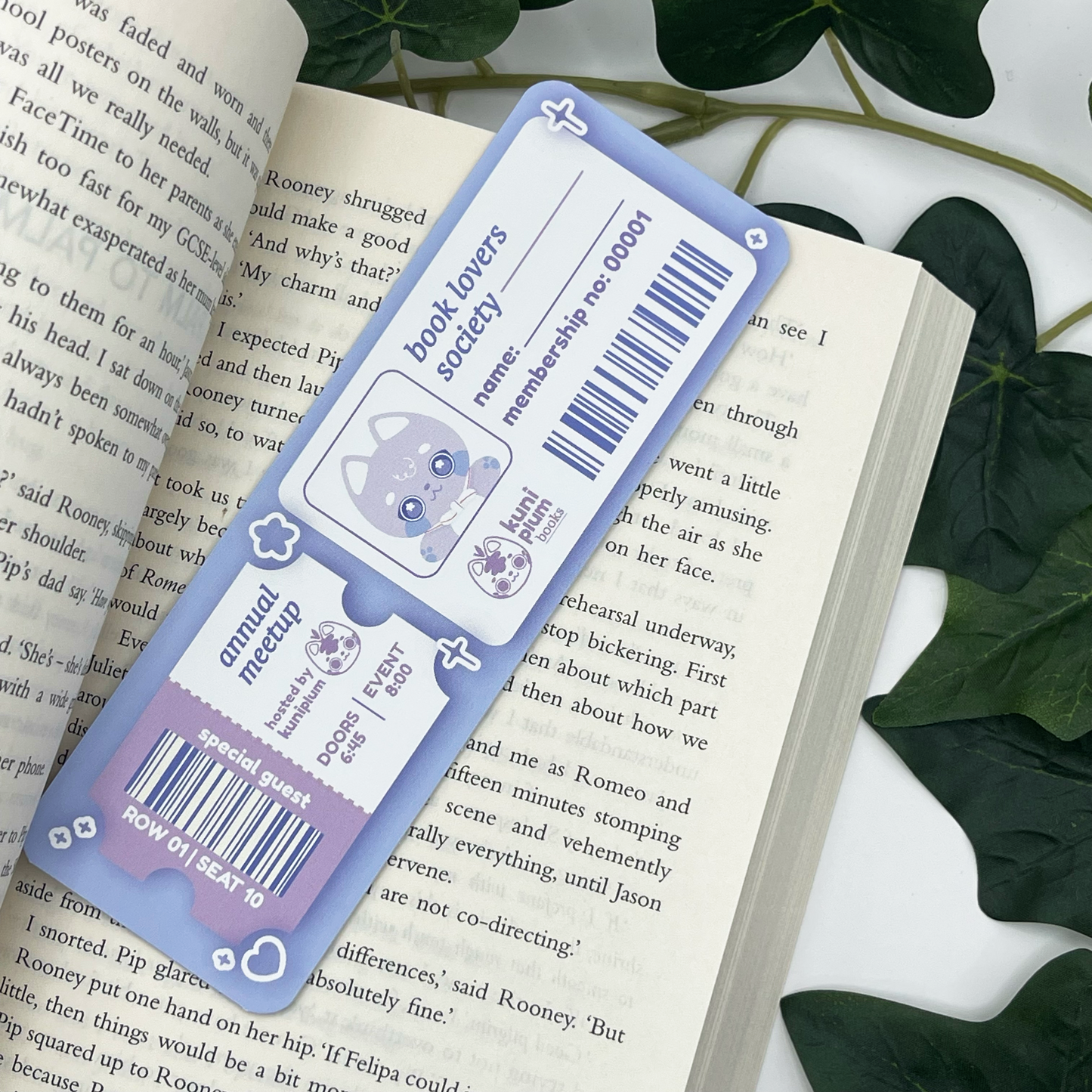 Book Lovers Society Bookmark