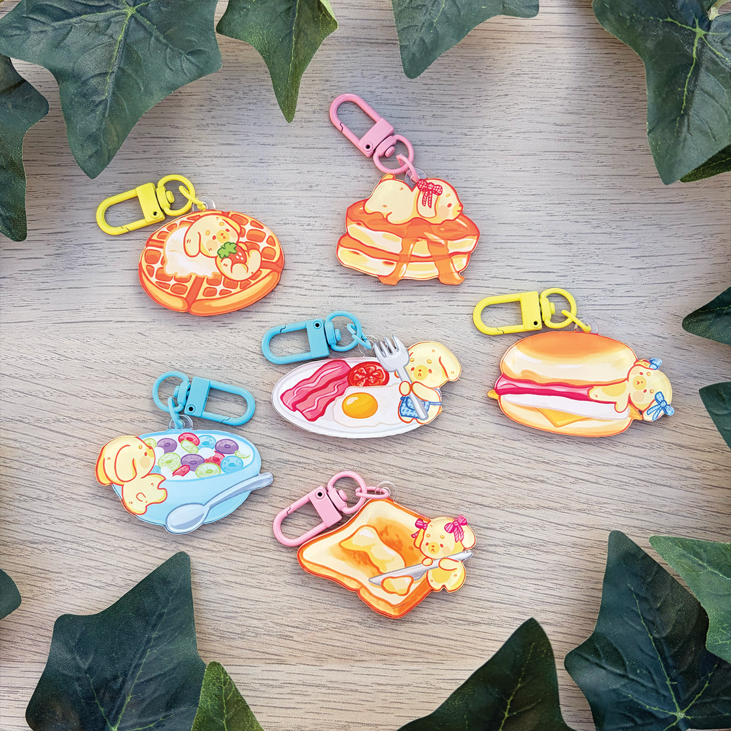 Maple's Breakfast Blind Bag Keychains