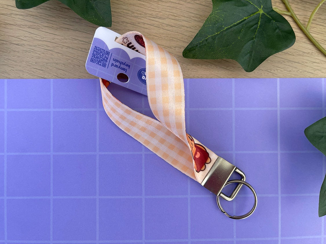 Quokka's Bakery Lanyard Keychain
