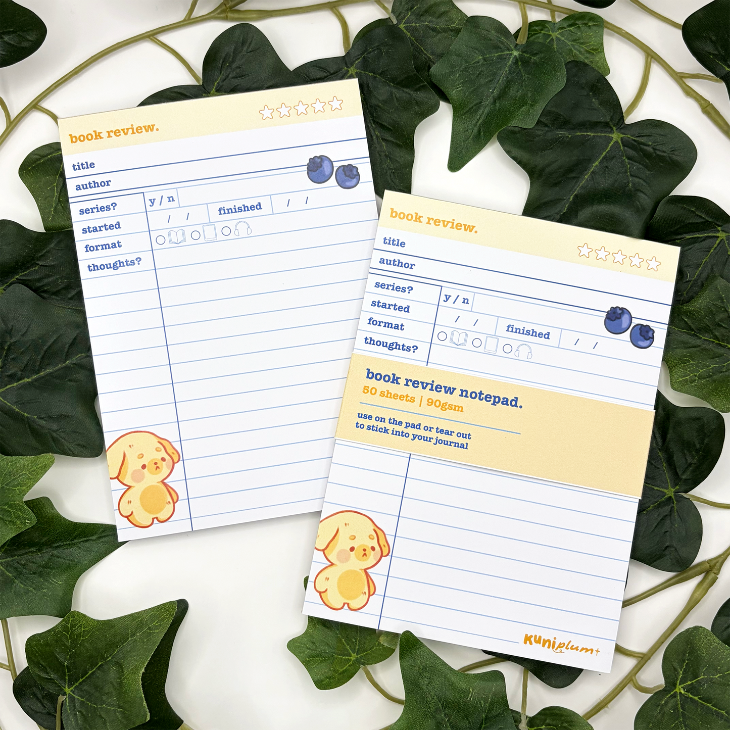 Book Review Notepad | Maple