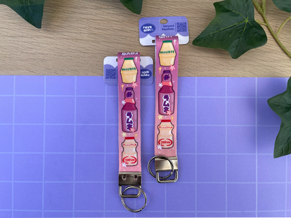 Drinks Lanyard Keychain