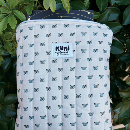 Large Butterfly Quilted Book Sleeve