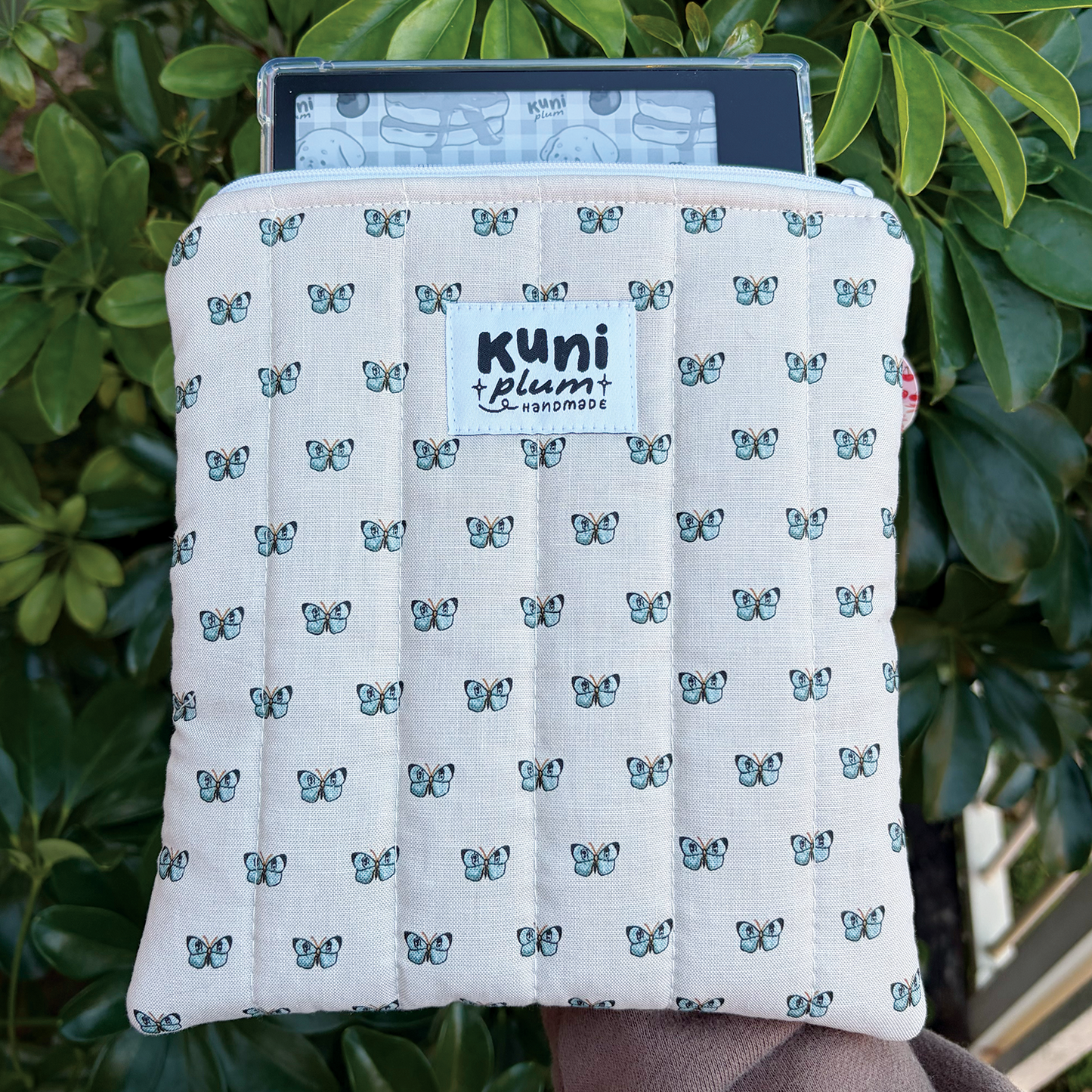 Butterfly Quilted eReader Sleeve