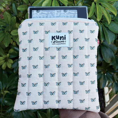 Butterfly Quilted eReader Sleeve