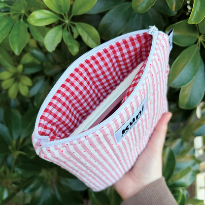 Pink Stripe Quilted eReader Sleeve
