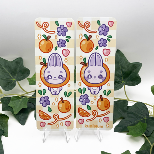 Orange Bunny Bookmark
