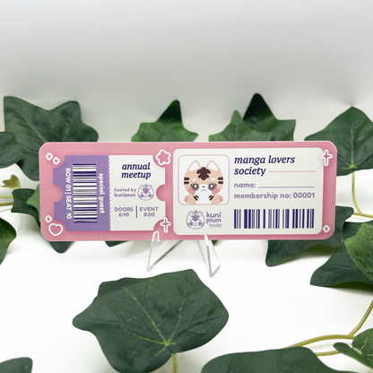Manga Lovers Society Bookmark