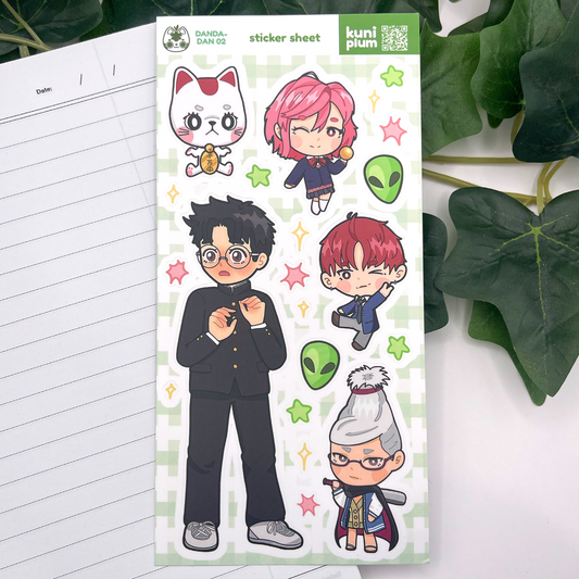 Dandadan 02 Sticker Sheet