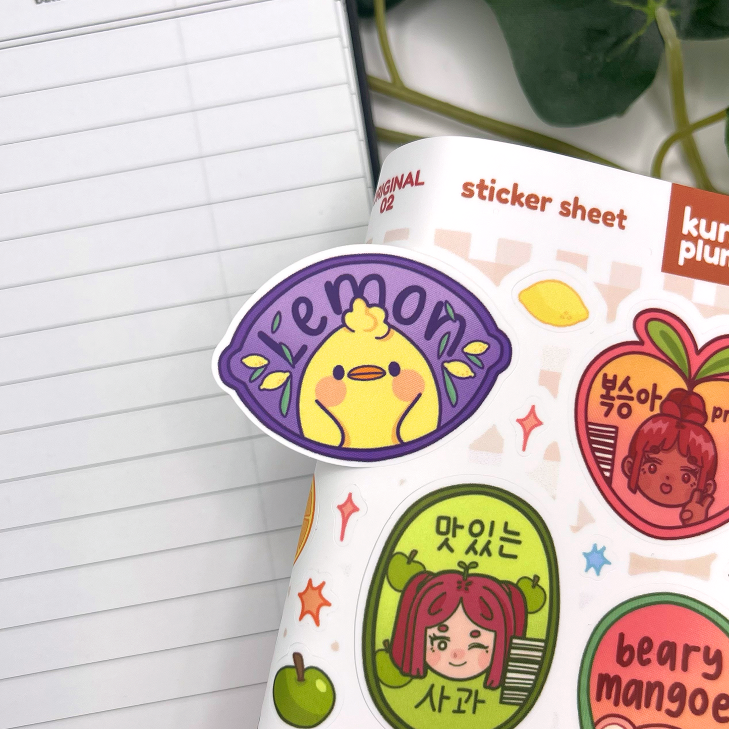 Fruit Stickers Sticker Sheet