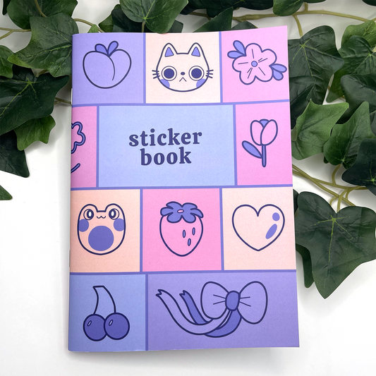 Colour Block Icons | Sticker Book