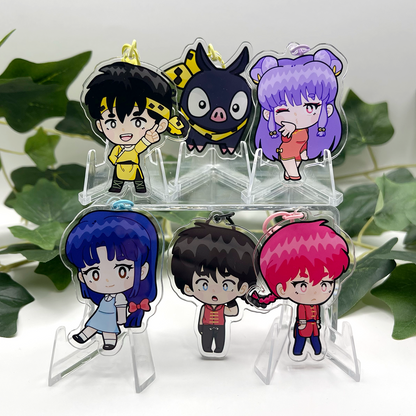 Ranma 1/2 Keychains
