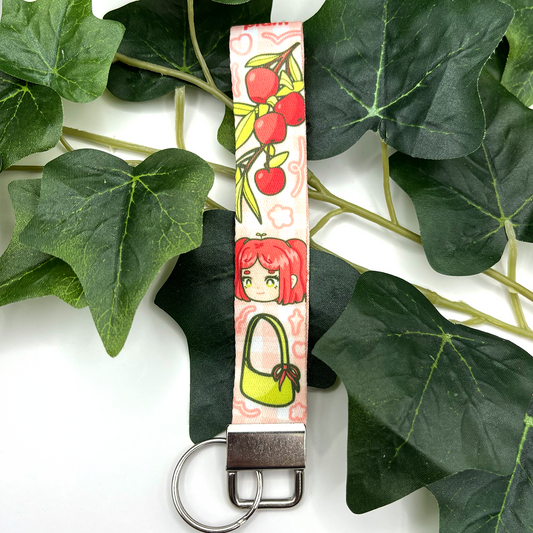 Apple Lanyard Keychain