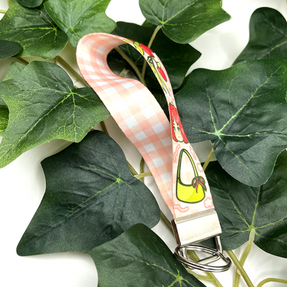 Apple Lanyard Keychain