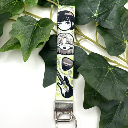 Green Yuri Lanyard Keychain