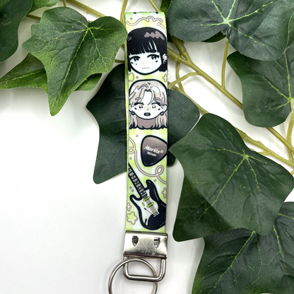 Green Yuri Lanyard Keychain