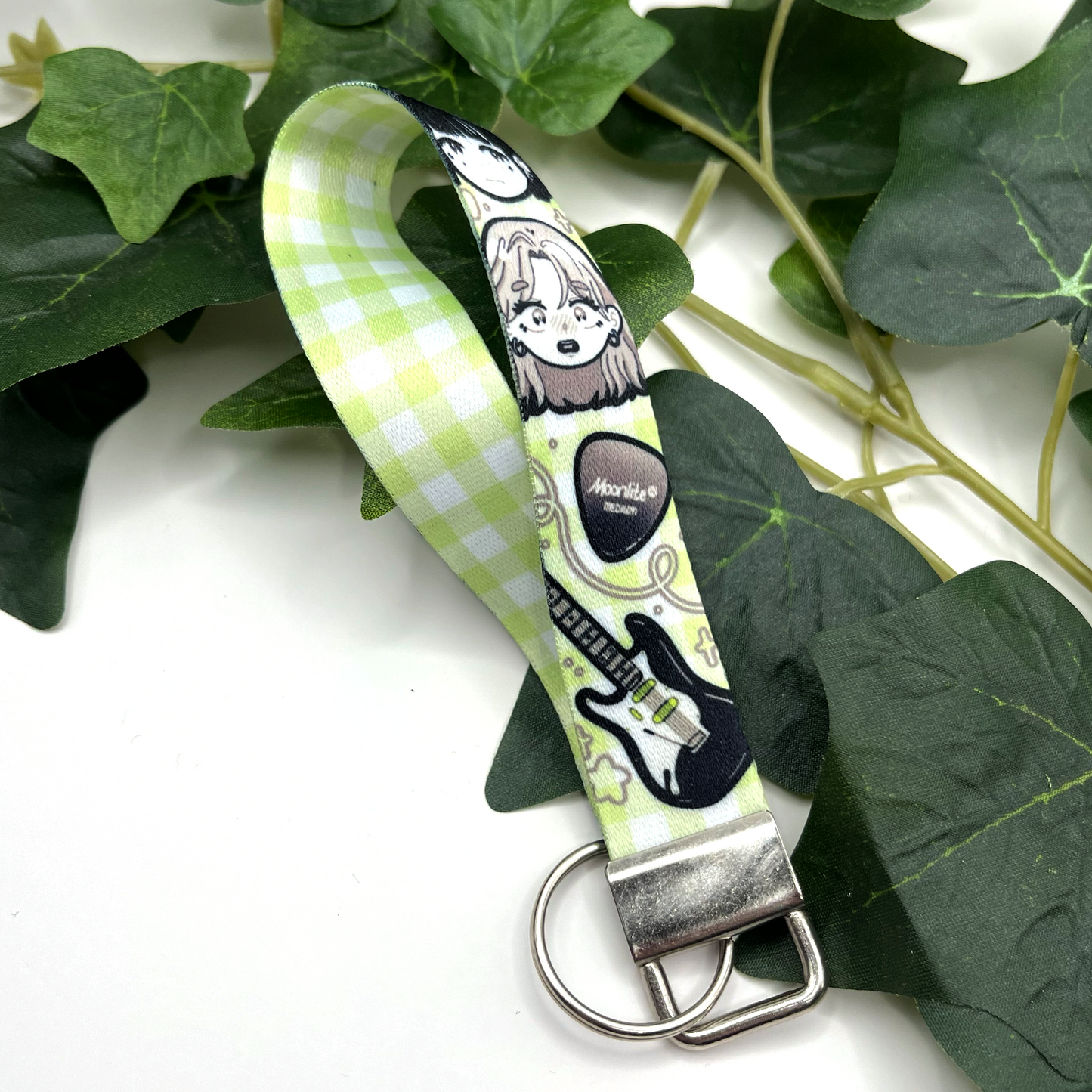 Green Yuri Lanyard Keychain