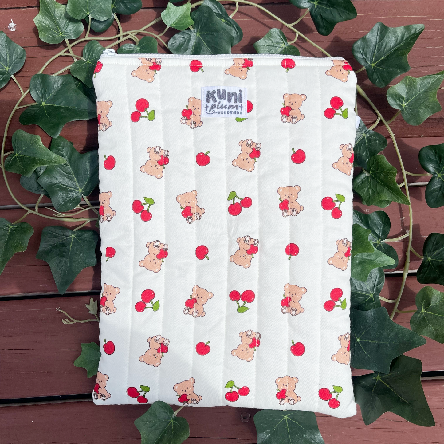 Apple Bear Book Sleeve