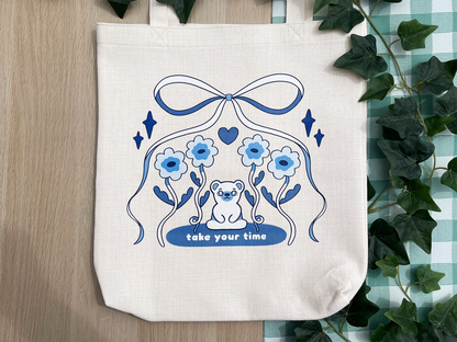 Take Your Time Tote Bag