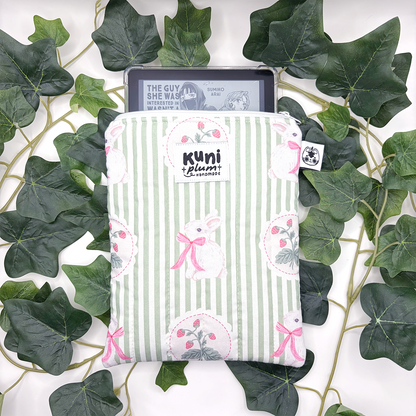 Strawberry Garden Quilted eReader Sleeve