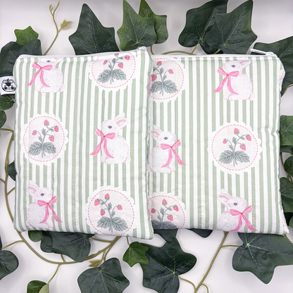 Strawberry Garden Quilted eReader Sleeve