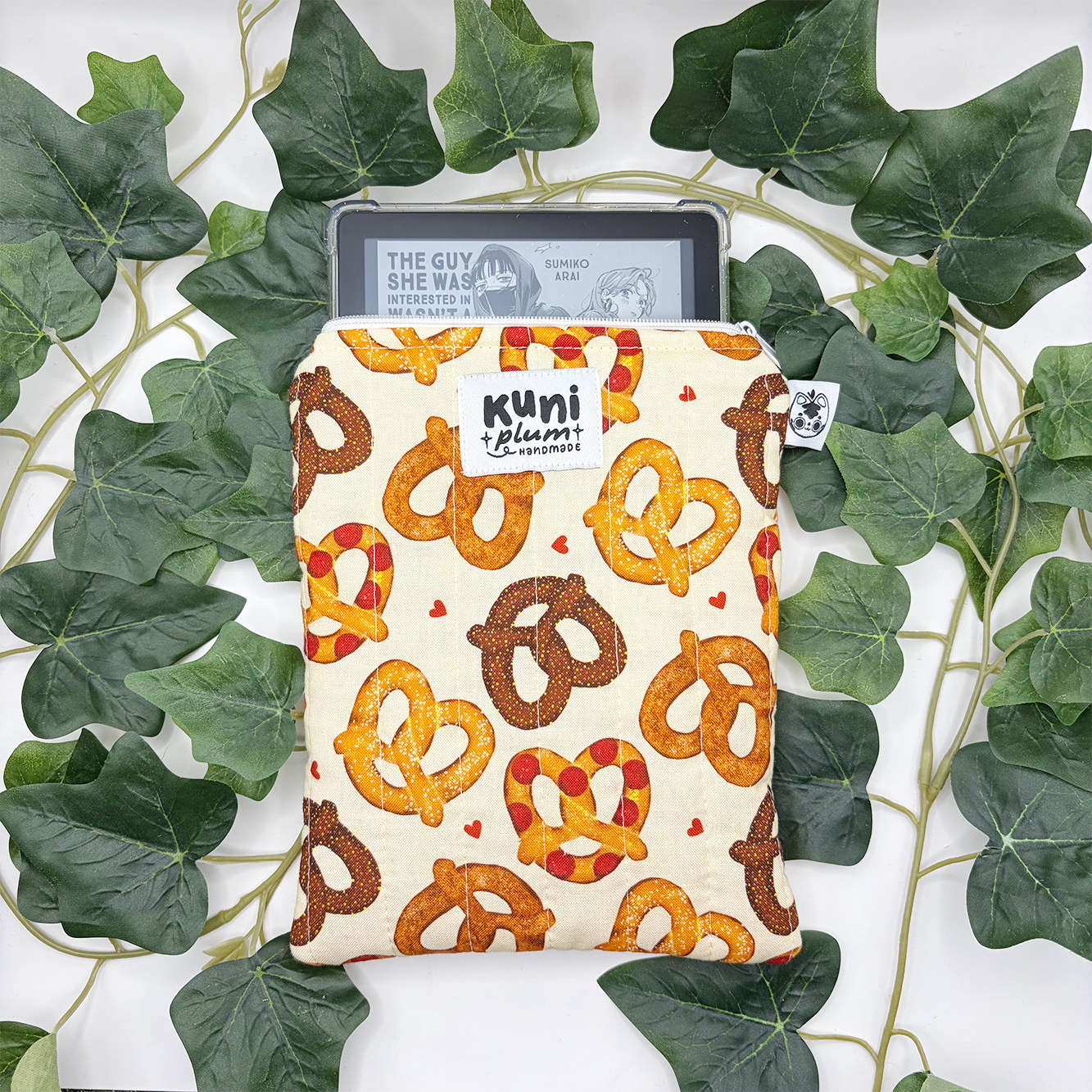 Pretzels Quilted eReader Sleeve