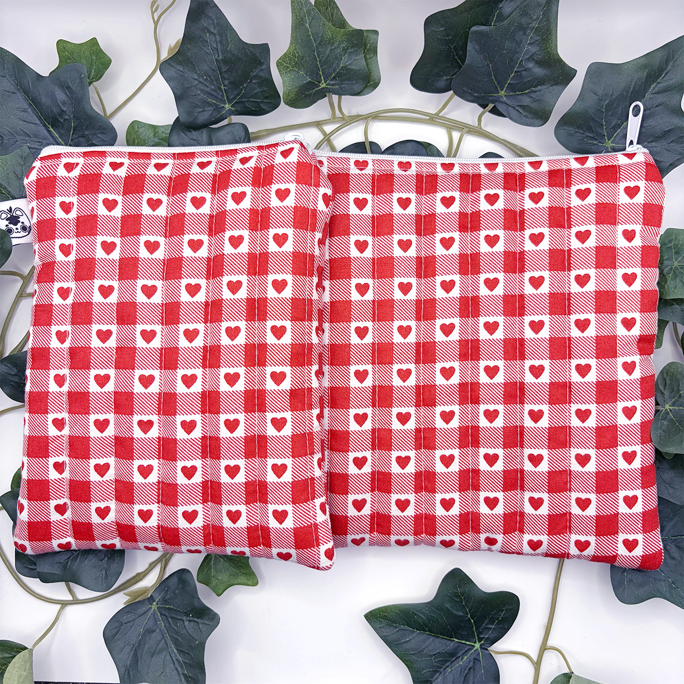 Red Hearts Quilted eReader Sleeve