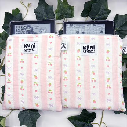 Fruit Stripes Quilted eReader Sleeve