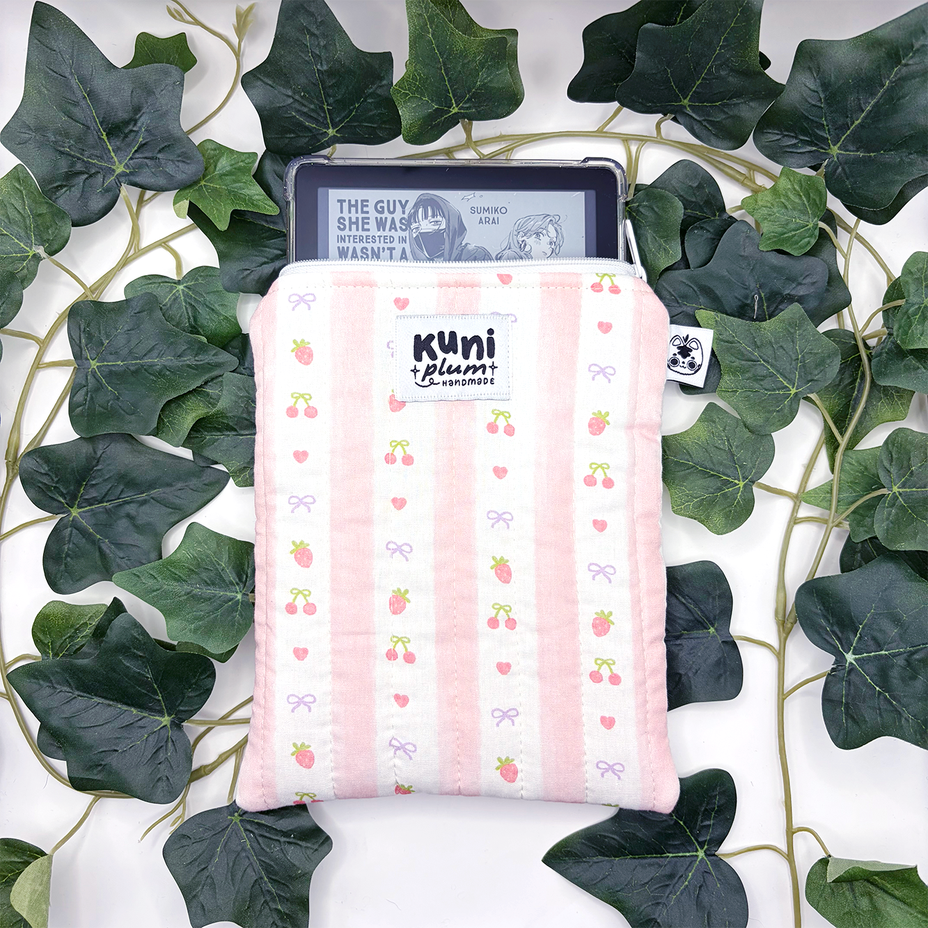 Fruit Stripes Quilted eReader Sleeve