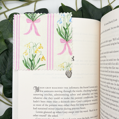 Fabric Corner Bookmark (Random Design)
