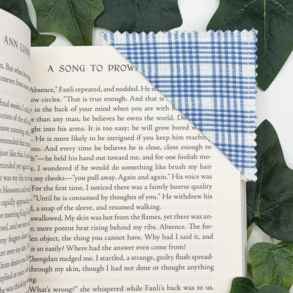Fabric Corner Bookmark (Random Design)