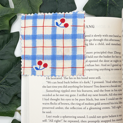 Fabric Corner Bookmark (Random Design)