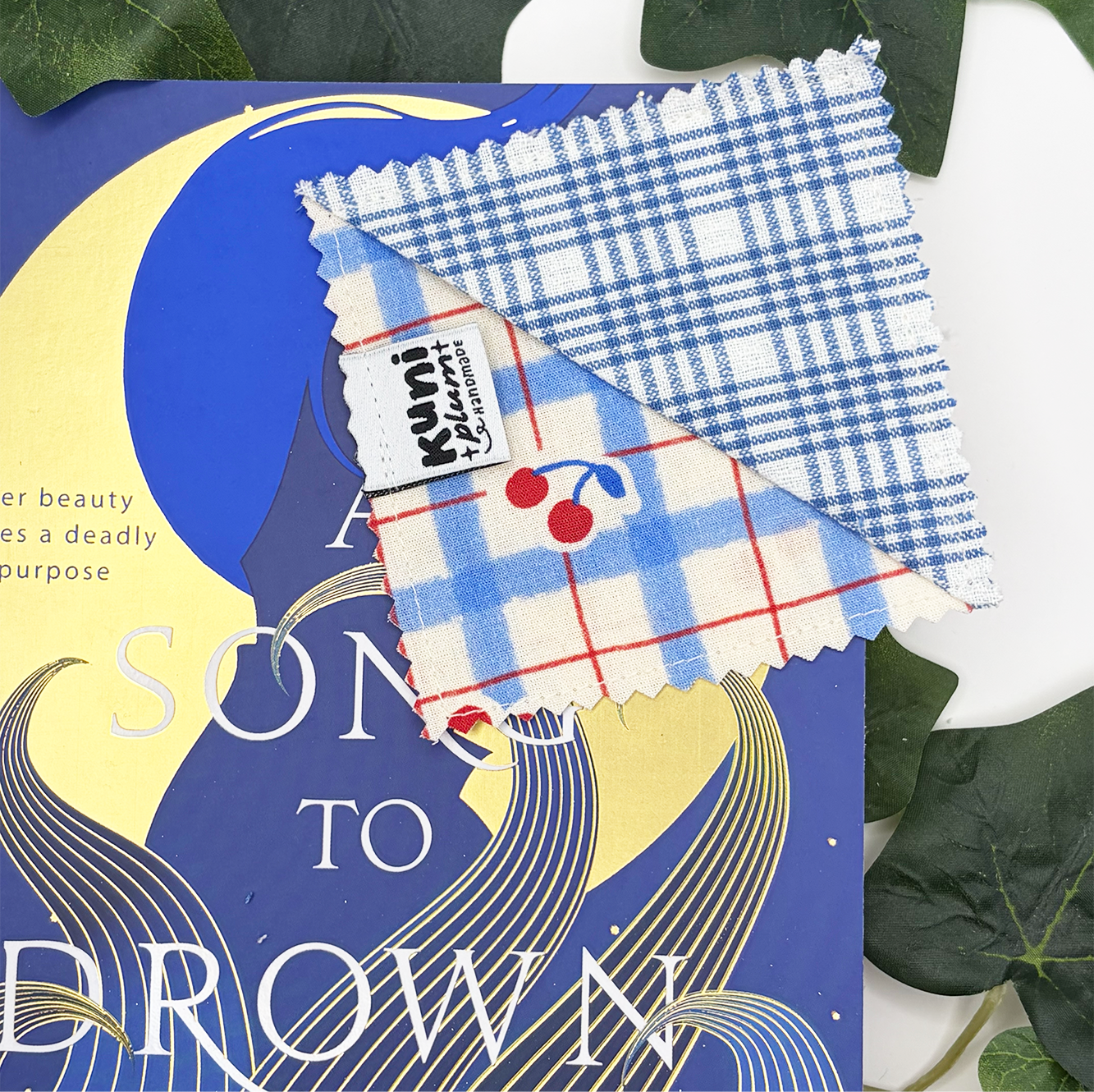 Fabric Corner Bookmark (Random Design)