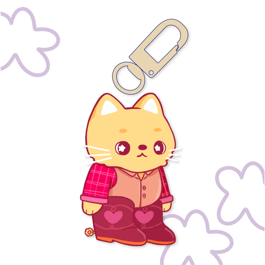 Cowboy Jimmy Acrylic Keychain