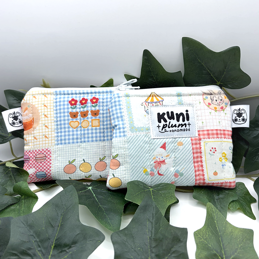 Vintage Style Patchwork Quilted Pouch Wallet