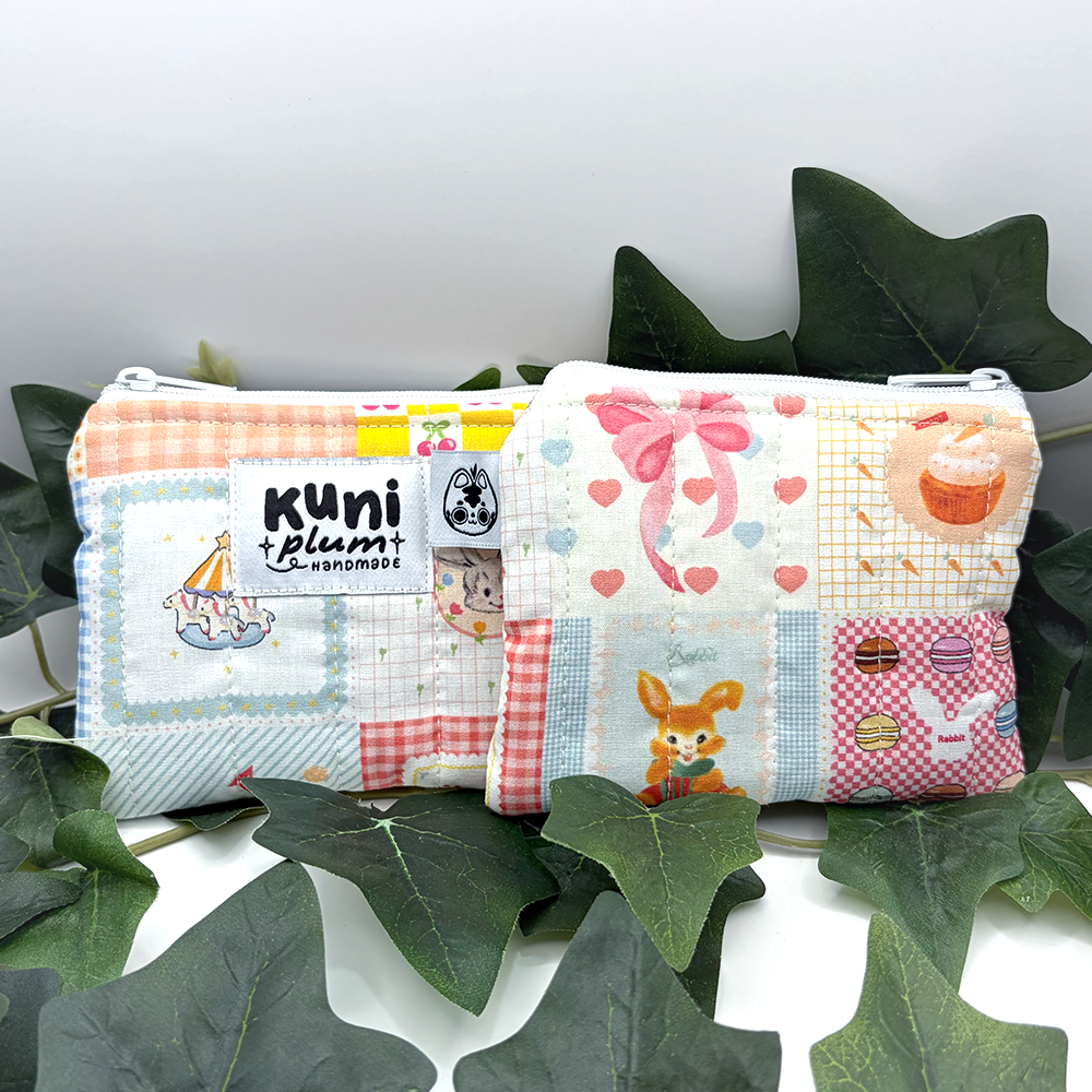 Vintage Style Patchwork Quilted Pouch Wallet