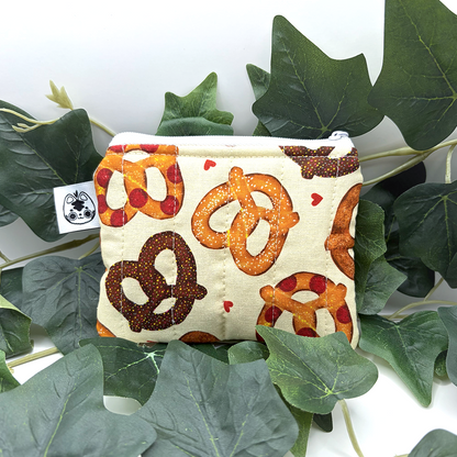 Pretzel Quilted Pouch Wallet