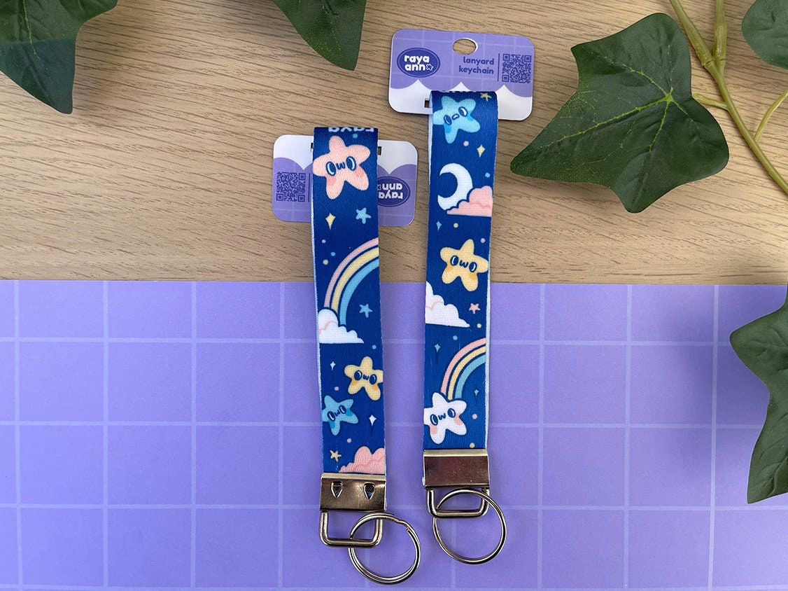 In the Stars Lanyard Keychain
