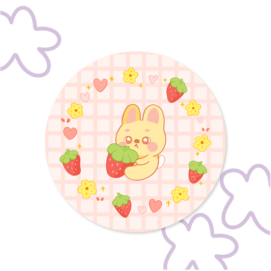 Strawberry Bunny Coaster